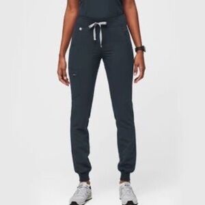 FIGS Women’s  Size Small Zamora Navy Blue Joggers Drawstring Waist